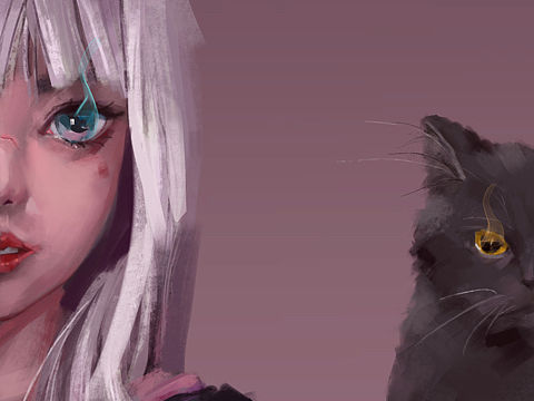 电竞少女和她的猫