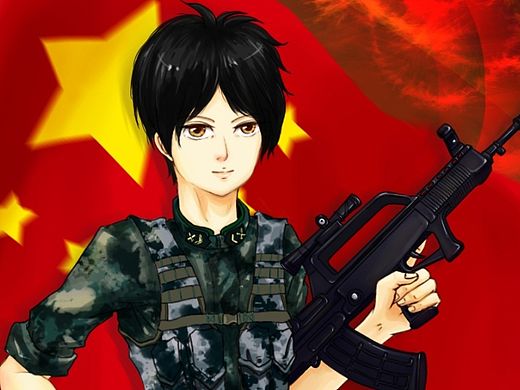 不爱红妆爱军装