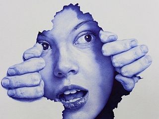 圆珠笔写实人物（附加心得，技法）