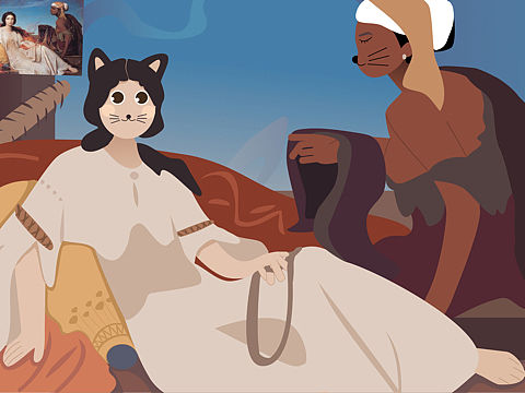 名画改编（个人主页-ZNTIwNzcwMjQ=） - 创作习作 - 站酷设计师山竹沐子原创素材 - 站酷ZCOOL