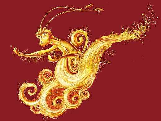 嘉士伯猴年插画（个人主页-ZMTU3MTcxNzY=） - 商业插画 - 站酷设计师恶奔BEN原创素材 - 站酷ZCOOL