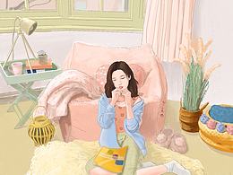 閑時(shí)一畫‖少女的房間