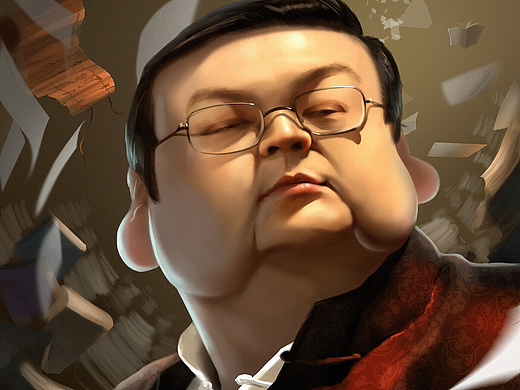 老梁 梁宏达漫画