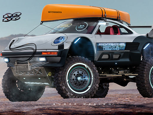 保时捷丨911 Gran Tour 4X4 Dune & Lake