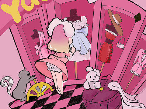 女孩子的衣橱．