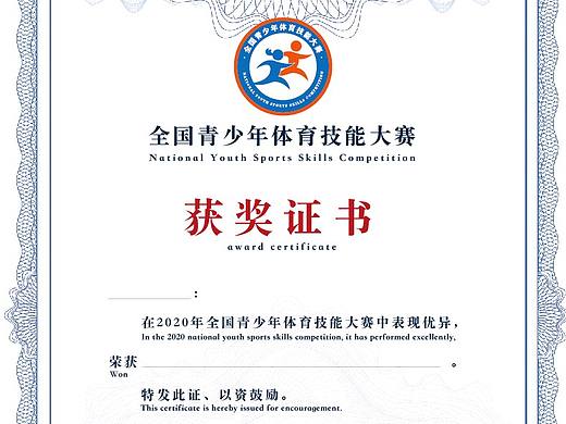 等级证书设计×荣誉证书