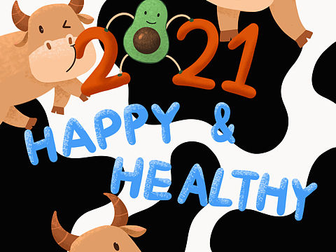 新年快乐,牛气冲天!