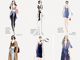 维密插画合作，中国内衣图鉴