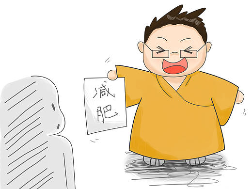 漫畫(huà)－大胖減肥記配圖（二）（個(gè)人主頁(yè)-ZMjMwMTU5OTY=） - 其他動(dòng)漫 - 站酷設(shè)計(jì)師木木可_原創(chuàng)素材 - 站酷ZCOOL