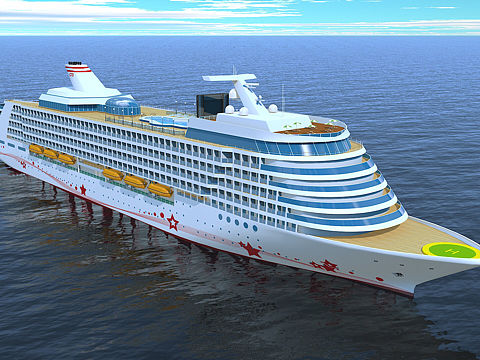 郵輪外觀造型概念設(shè)計（個人主頁-ZMjU5NjgwNTY=） - 交通工具 - 站酷設(shè)計師haohaov5原創(chuàng)素材 - 站酷ZCOOL