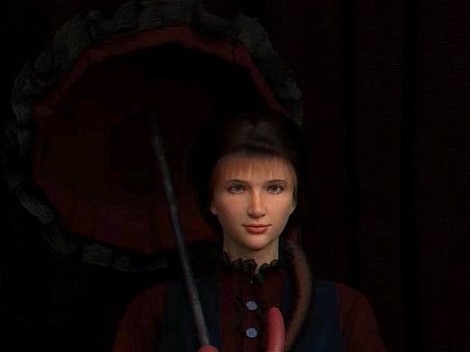 打伞的女人