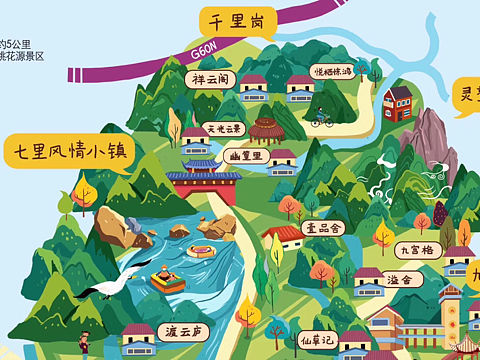 手绘地图