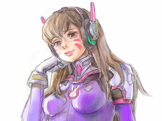 守望先鋒dva（個人主頁-ZMjA2MjM1ODA=） - 創(chuàng)作習(xí)作 - 站酷設(shè)計師金尼原創(chuàng)素材 - 站酷ZCOOL