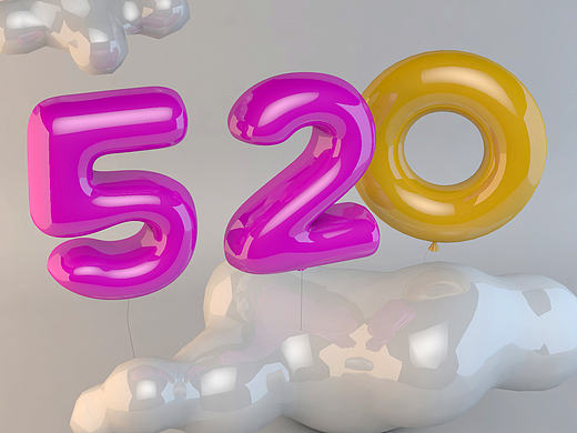 C4D-泡泡字练习