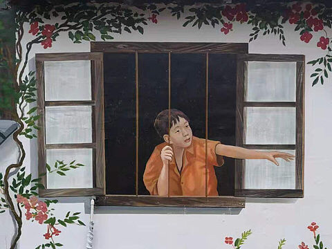 北京新农村生活社区墙体彩绘
