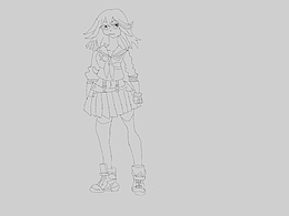 斬服少女里的纏流子(線稿版)