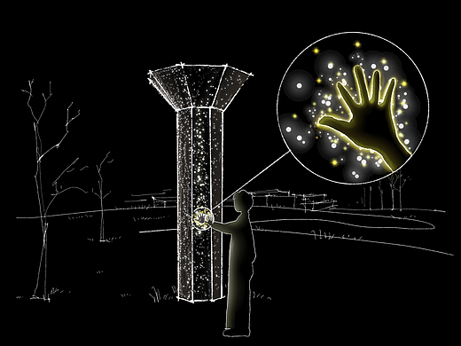 《技能因子》互动灯光装置