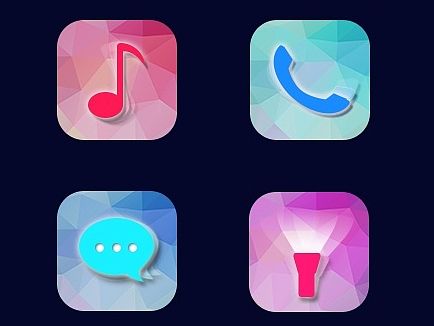 【原创】晶格化图标设计