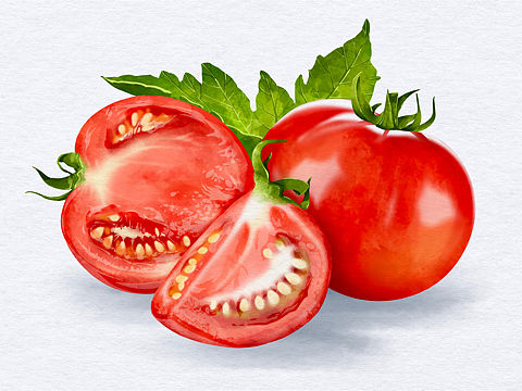 蔬果插画