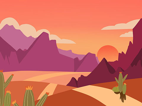 procreate 扁平化练习2