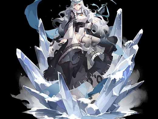 明日方舟同人立绘初雪