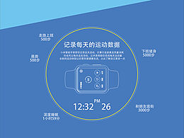 flash_智能手表运动软件交互原型