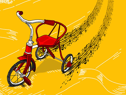 奥迪儿童节海报