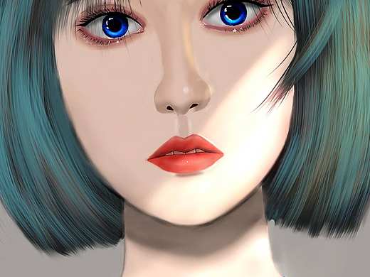 厚涂，原画