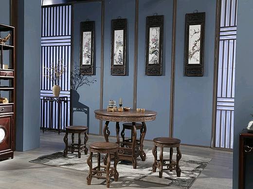 20180518实木家具圆桌试拍