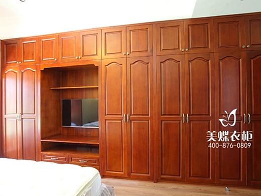 美蝶衣柜【成都实木衣柜】定制案例