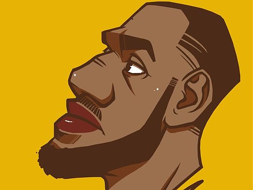 詹姆斯头像画法（个人主页-ZMTI0OTYwMjQ=） - 创作习作 - 站酷设计师malongchuan原创素材 - 站酷ZCOOL