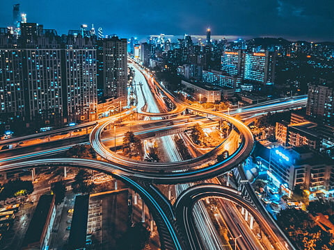 纪录夜景，活在灯光下的城市。