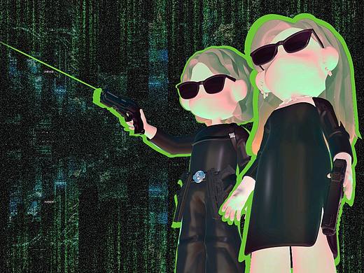 nomad建模|黑客帝国改编版