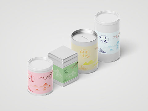 茶叶盒设计（个人主页-ZNTAwMjUxMjA=） - 包装 - 站酷设计师Oliviasyj原创素材 - 站酷ZCOOL
