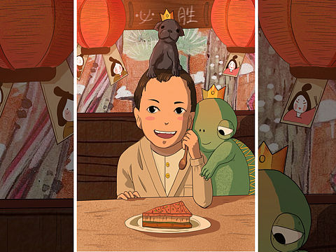 宫崎骏风（个人主页-ZMjcwNjIzNDQ=） - 儿童插画 - 站酷设计师shyshyshy1原创素材 - 站酷ZCOOL