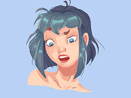 插畫頭像練習(xí)