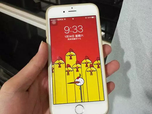 鸡年祝你大吉巴  手鸡壳插画设计  后有动图