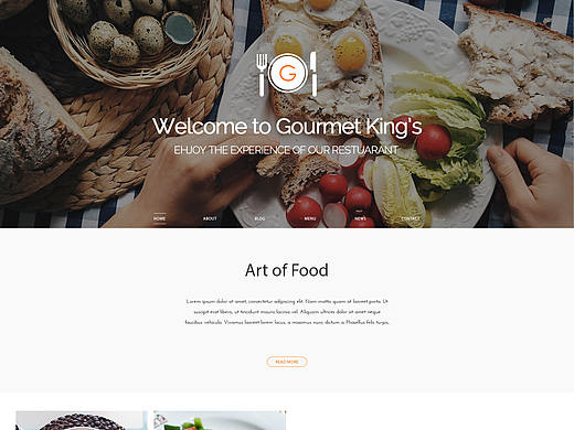 美食网站 Gourmet King’s
