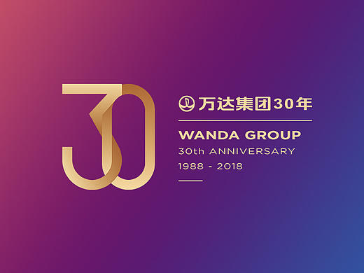 No.1+（万达30周年logo设计）