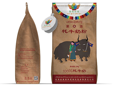 雪域珍宝奶粉包装设计