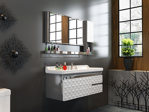 3D家具《浴室柜》无意间看见的，很早之前做的。