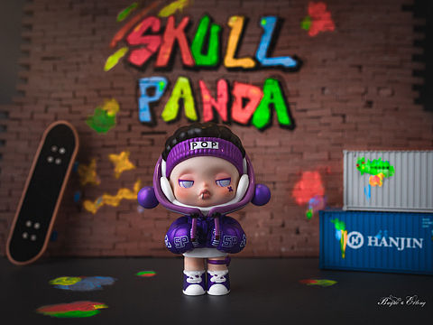 盲盒拍摄-skullpanda熊喵热潮
