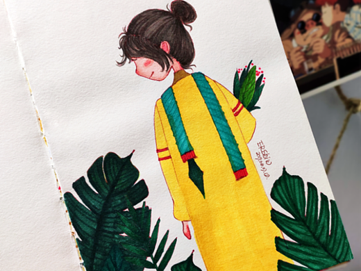 【马克笔手绘插画】-总集（个人主页-ZNDM4MDExNjg=） - 创作习作 - 站酷设计师嵣瑭瑭原创素材 - 站酷ZCOOL