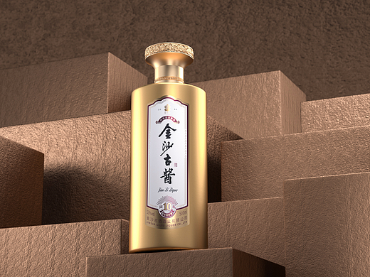 金沙古酱酒·简礼 ▏白酒包装设计（个人主页-ZNjM4MDMyNDA=） - 包装 - 站酷设计师茅台盆鱼宴丶原创素材 - 站酷ZCOOL