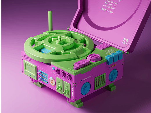 blender|粉色碟片机