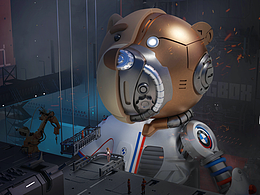 《BAVABOT》 BMW M50周年限定潮玩