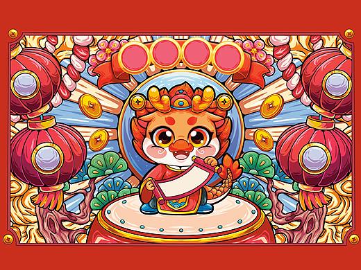 龙年国潮插画系列
