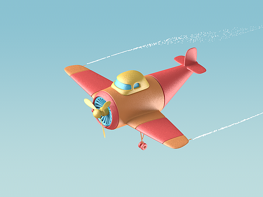 C4d 李翔老师案例学习 小飞机动画