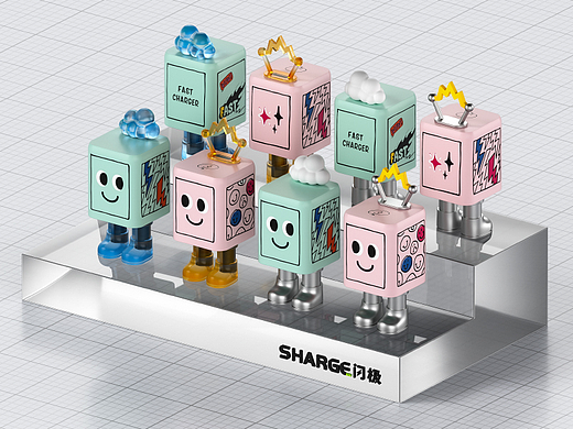 SHARGE 闪极| 30W Mini涂鸦充电器视觉