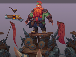 第六期学员3D手绘角色作品分享（廖磊3D角色网络班 ）